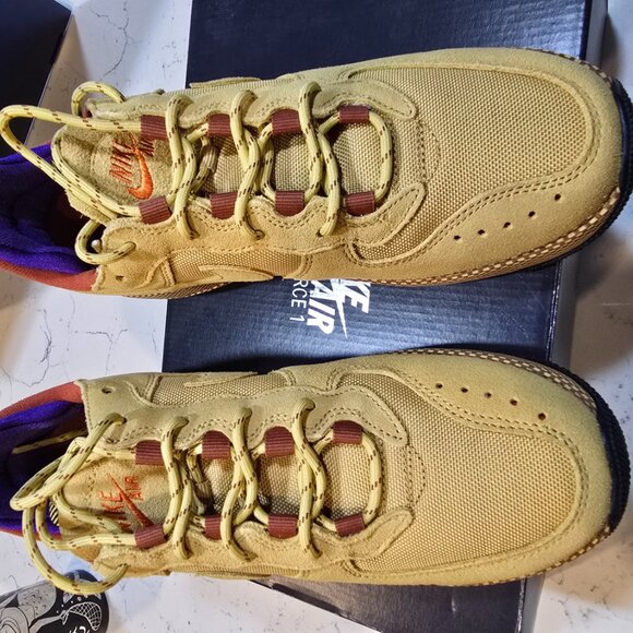 Nike W Air Force 1 Wild Shoes Wheat FB2348-700 Women'S Size 7 NEW - Picture 3 of 12